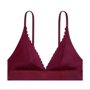 Victoria's Secret Pink bonded bralette, burgundy S